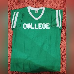 College St. Patrick's Day Animal House Inspired Graphic Tee Large